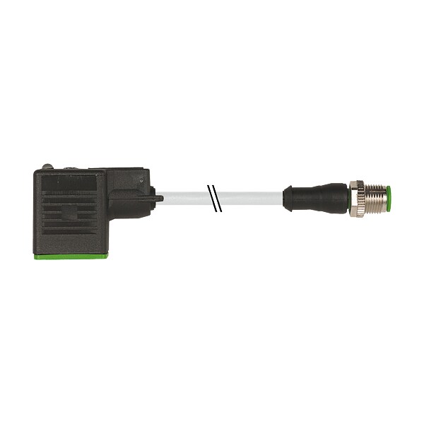 Murrelektronik M8 male 0 Degree / M8 male 0 Degree, shielded, EC, PUR 1x4xAWG26 shielded gn UL/CS 7000-40961-2160150 - main